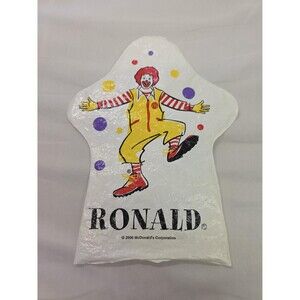 Vintage Collectable Kids Ronald McDonalds plastic hand puppet glove 2000